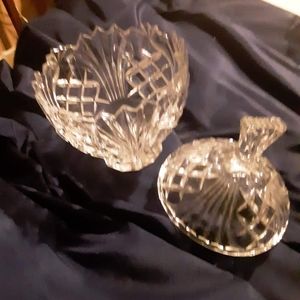Vintage 5th Avenue glass candy dish